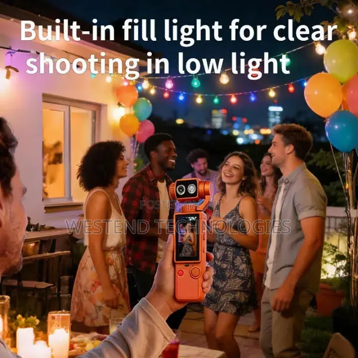 Q-8 Ultra Hd Pocket Vlogging Camera With Ai Face/Object Tracking