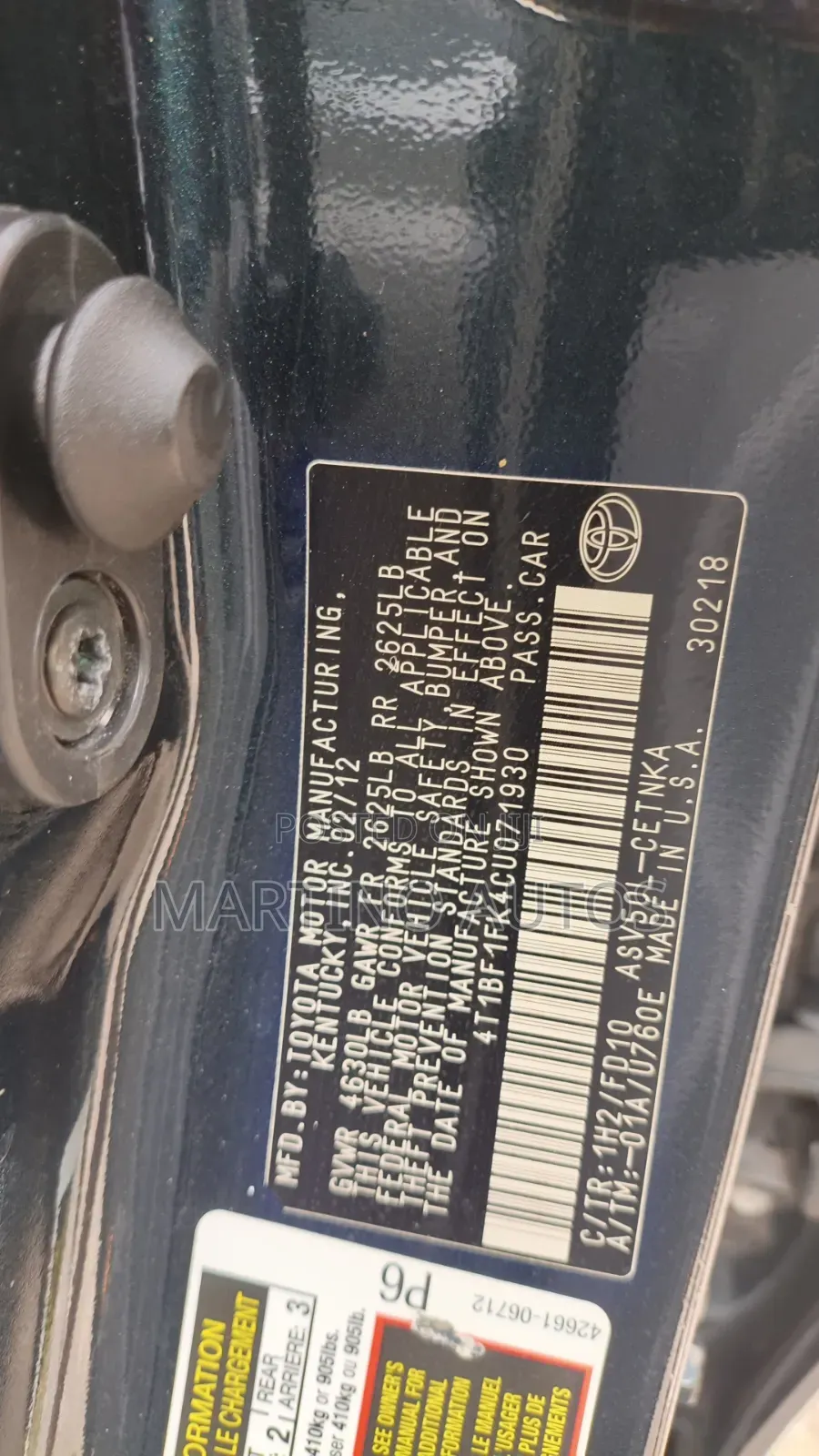 Toyota Camry 2013 Gray