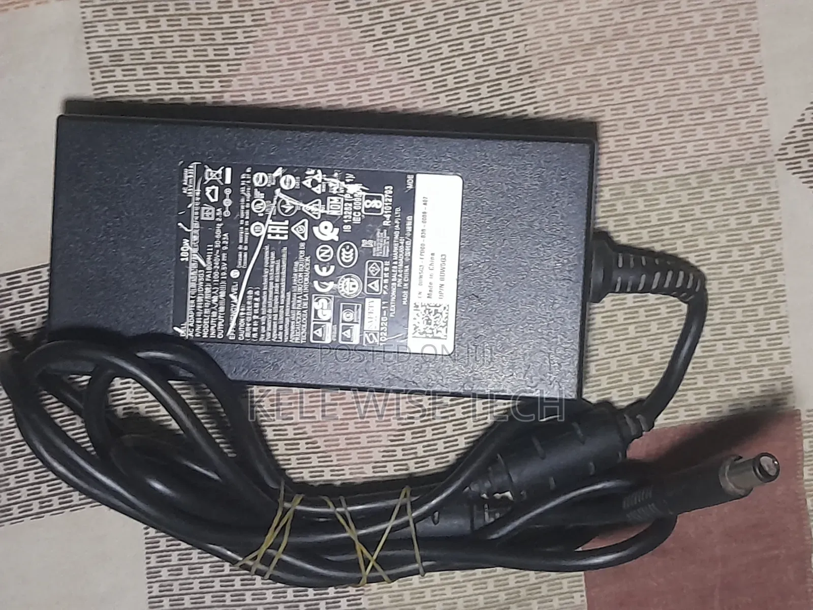 U.K Used 65watts Dell Type C Complete Charger.