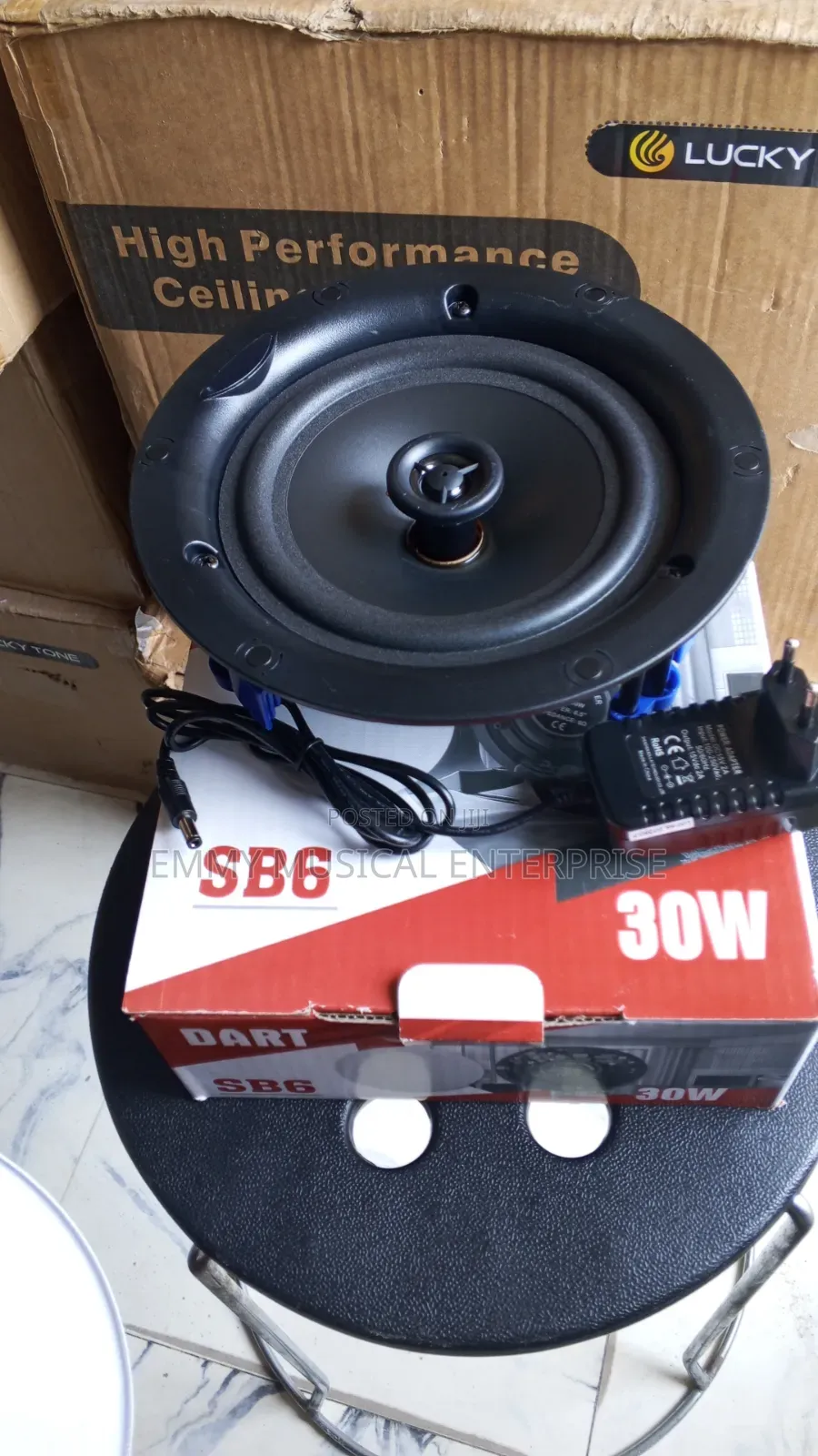 30w Dart Frameless Single Bluetooth Ceiling/Pop Speaker