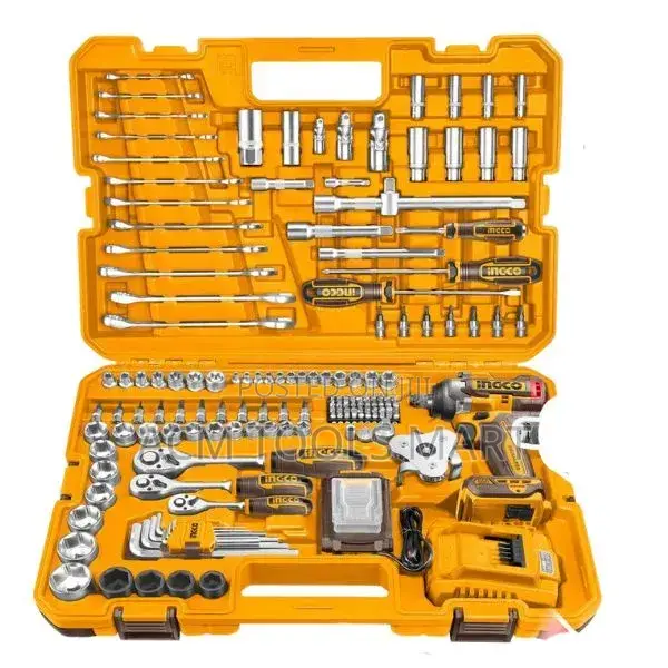 Ingco 152pcs Cordless Impact Wrench Tool Set 20v | Hkthp31521