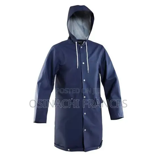 Pvc Gown Rain Coat Blue