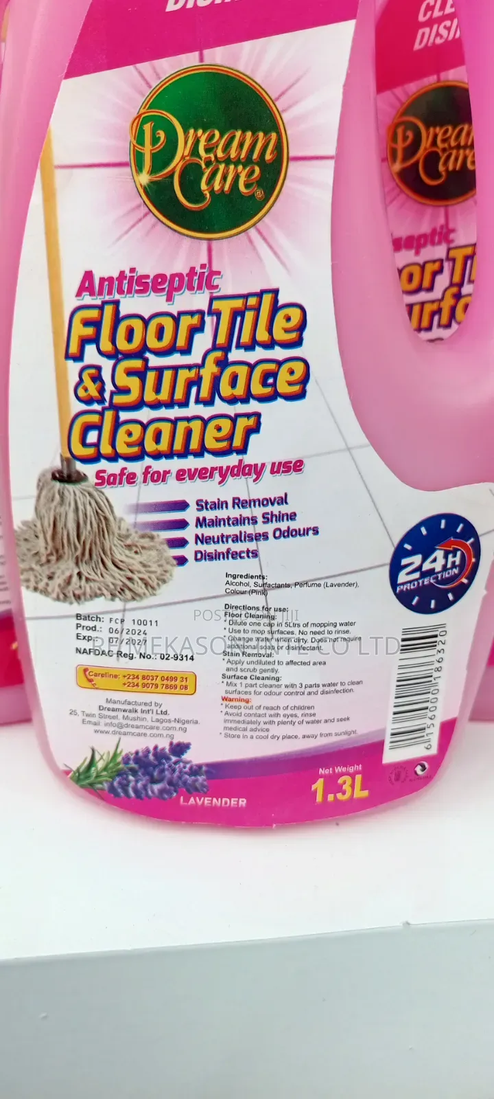 Dreamcare Antiseptic Floor Tile and Surface Cleaner (Lavender)