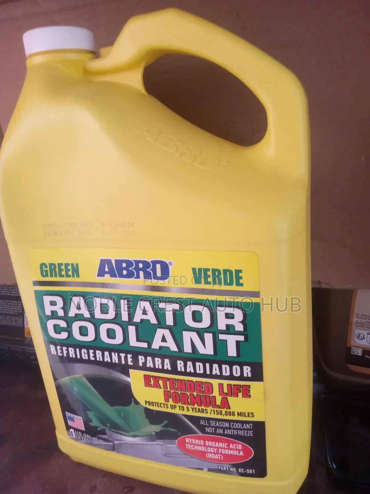 Abro Radiator Coolant Green Verde