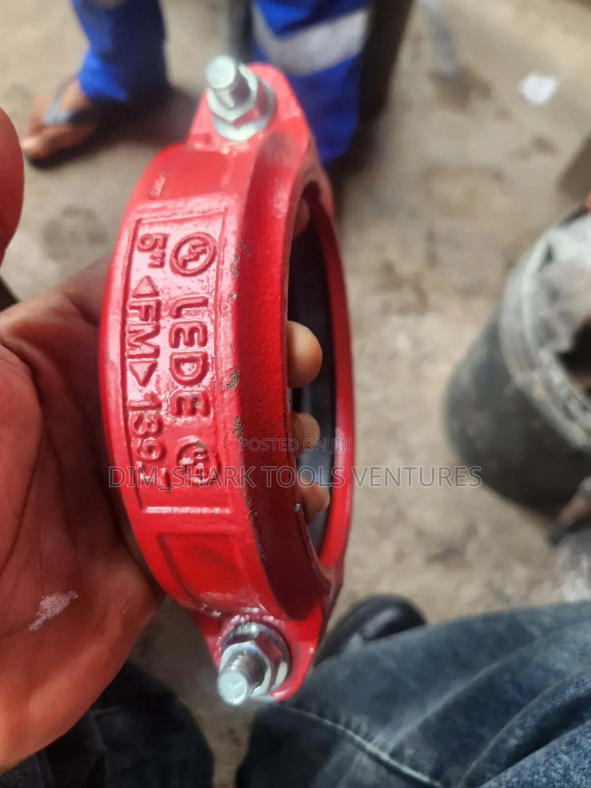 Lede 5-Inch Grooved Rigid Coupling Used for Piping Systems
