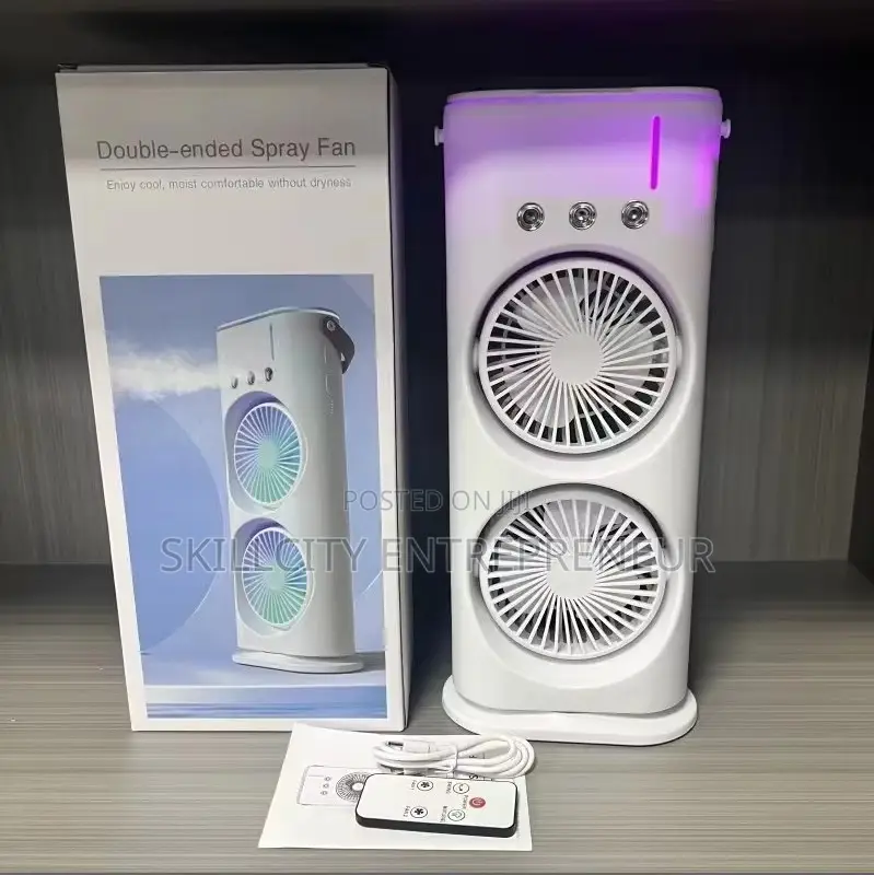Rechargeable Dual Fan