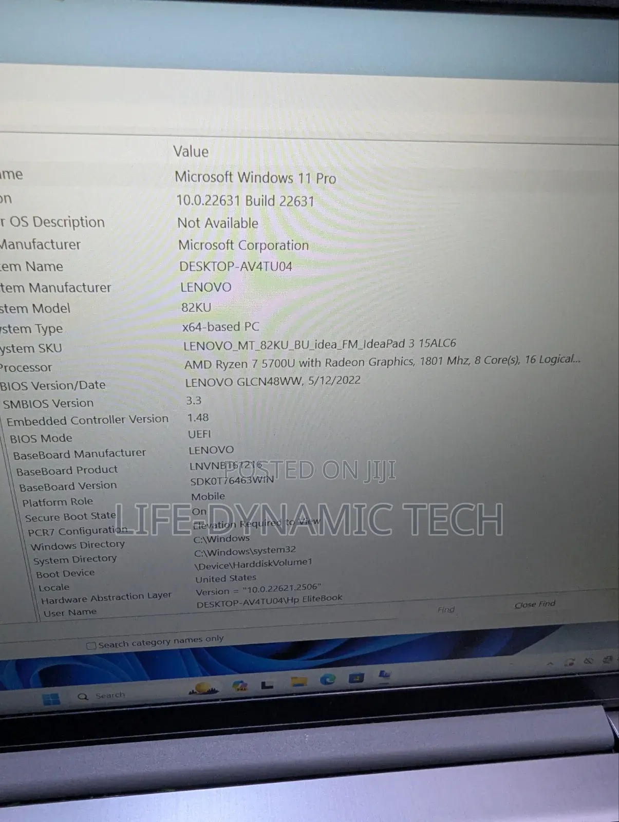 Laptop Lenovo Ideapad 3 8GB AMD Ryzen 7 SSD 256GB