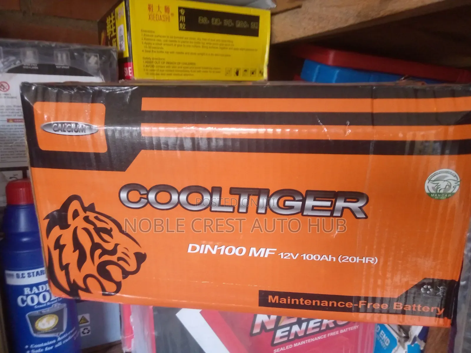 Cooltiger 100ah Korea Car Battery