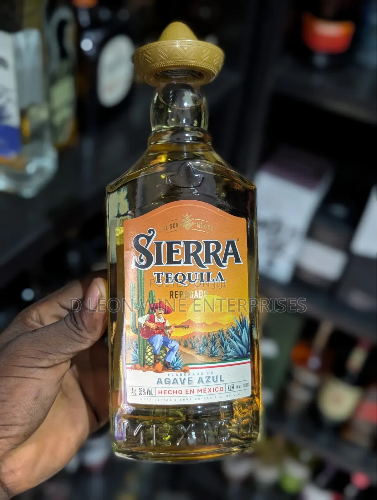 Sierra Tequila Reposado Cartoon by ( 12 Bottles )