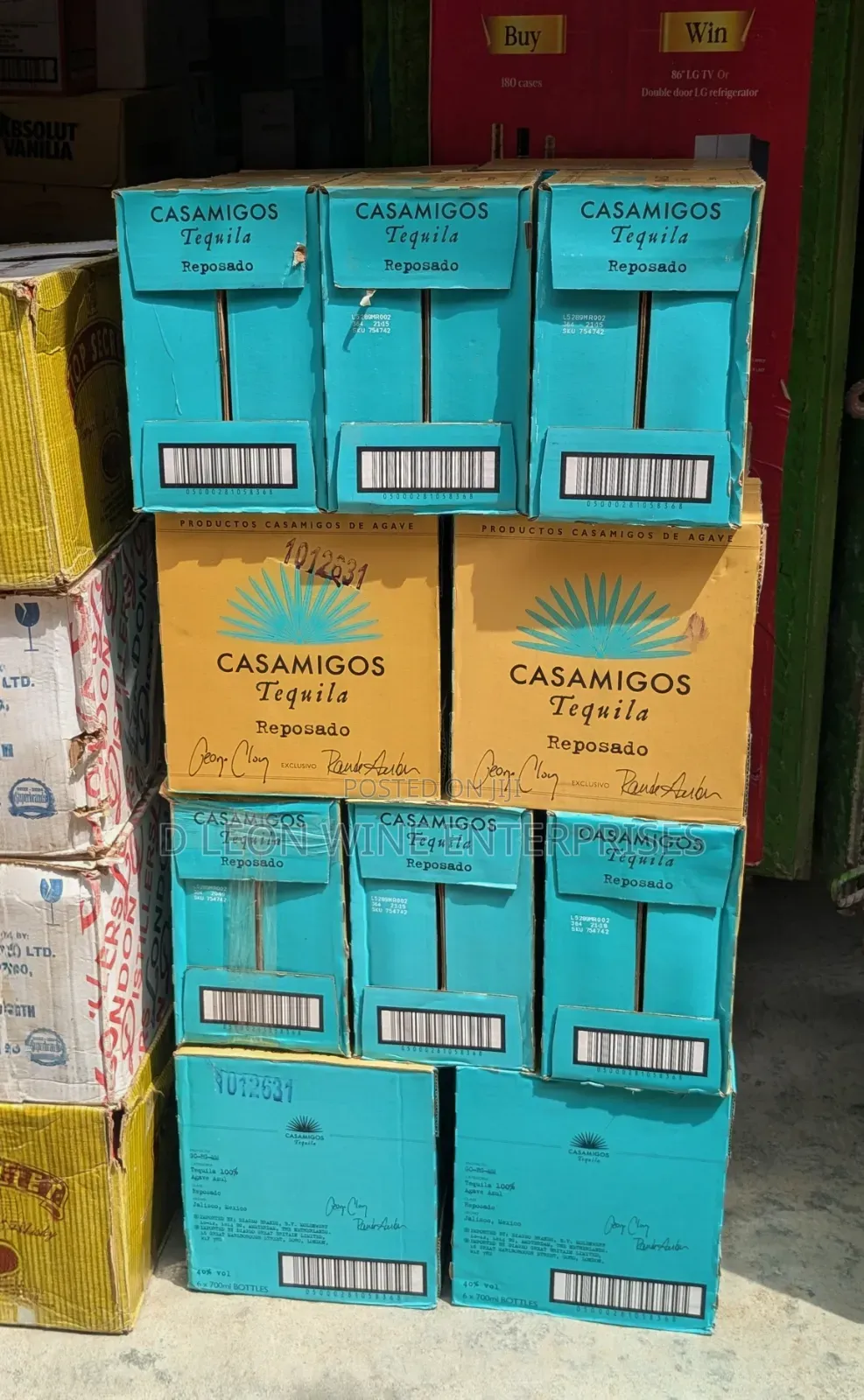Casamigo Tequila Reposado Cartoon by ( 12 Bottles )