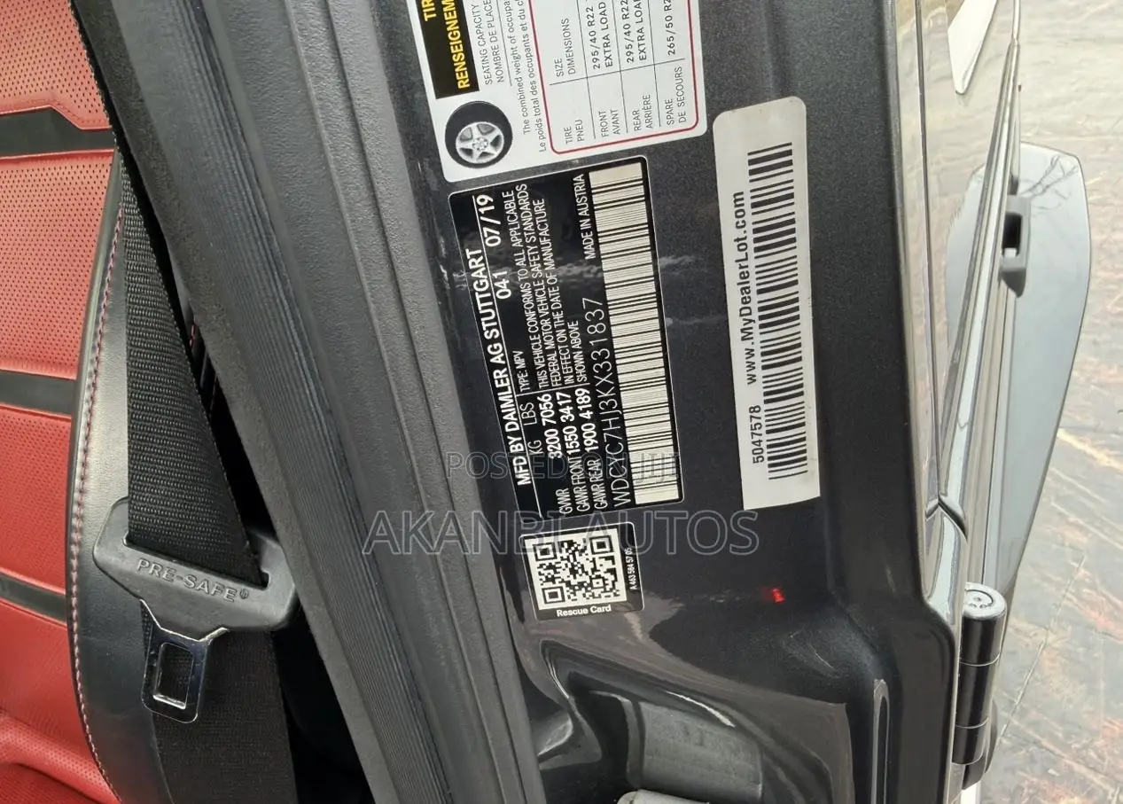 Mercedes-Benz G-Class G 63 AMG 4MATIC 2020 Gray