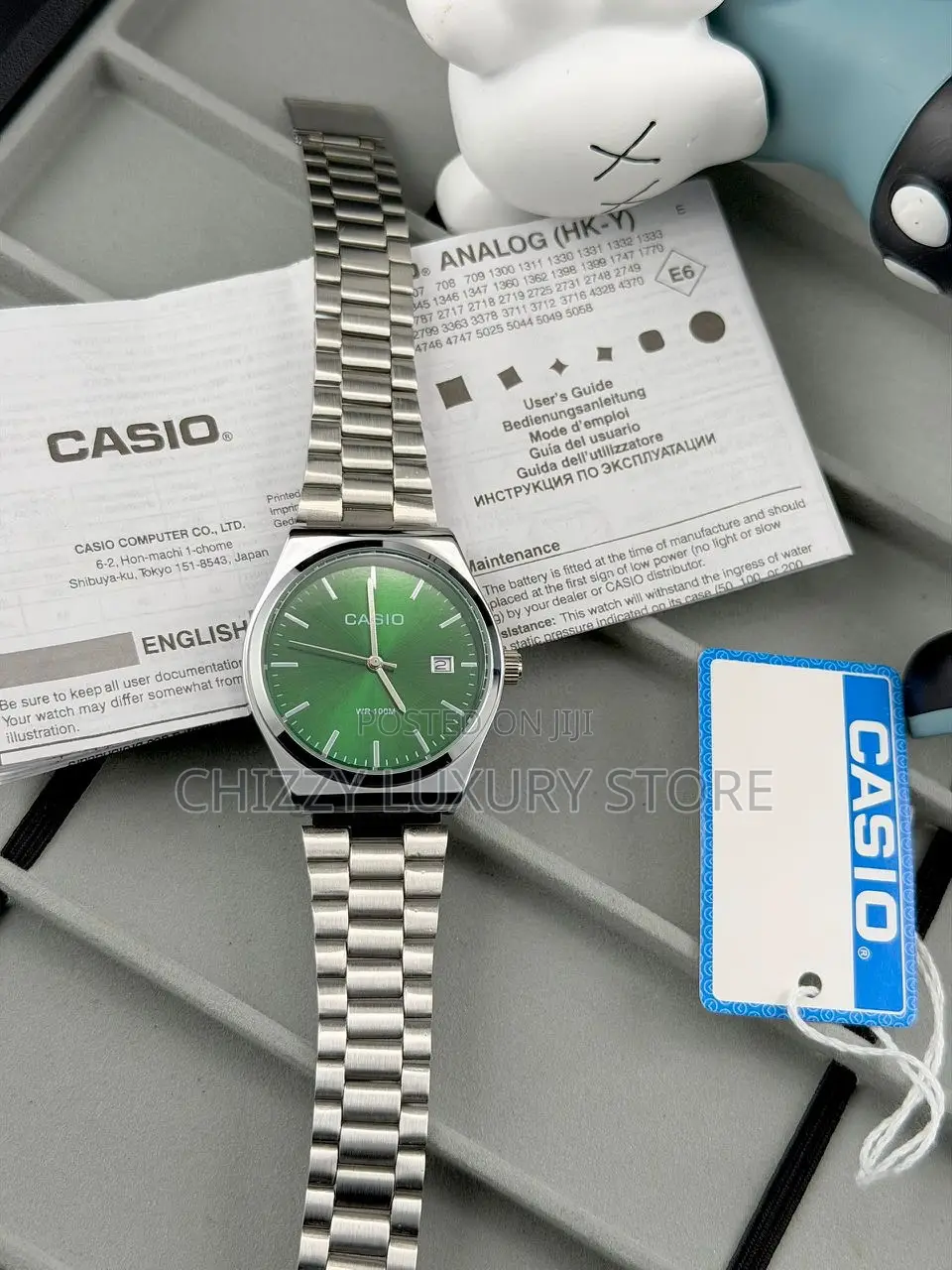 Casio Quality Men Chain Strap Wristwatch