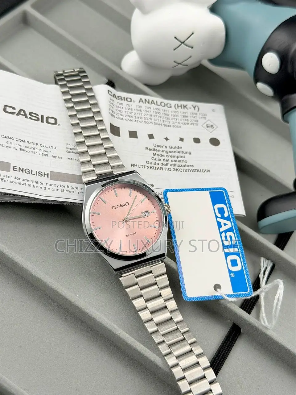 Casio Quality Men Chain Strap Wristwatch