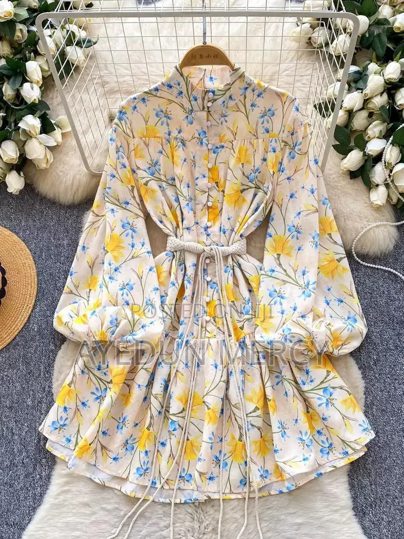 Flower Short Gown
