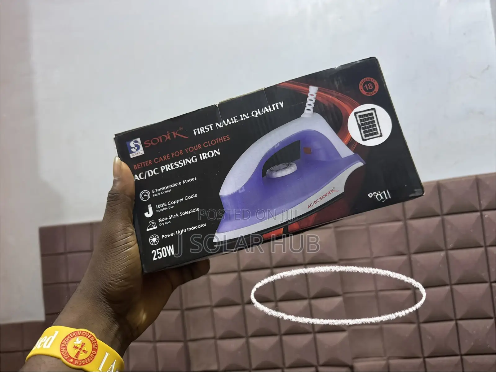 Low Power Sonik Ac/Dc Pressing Iron