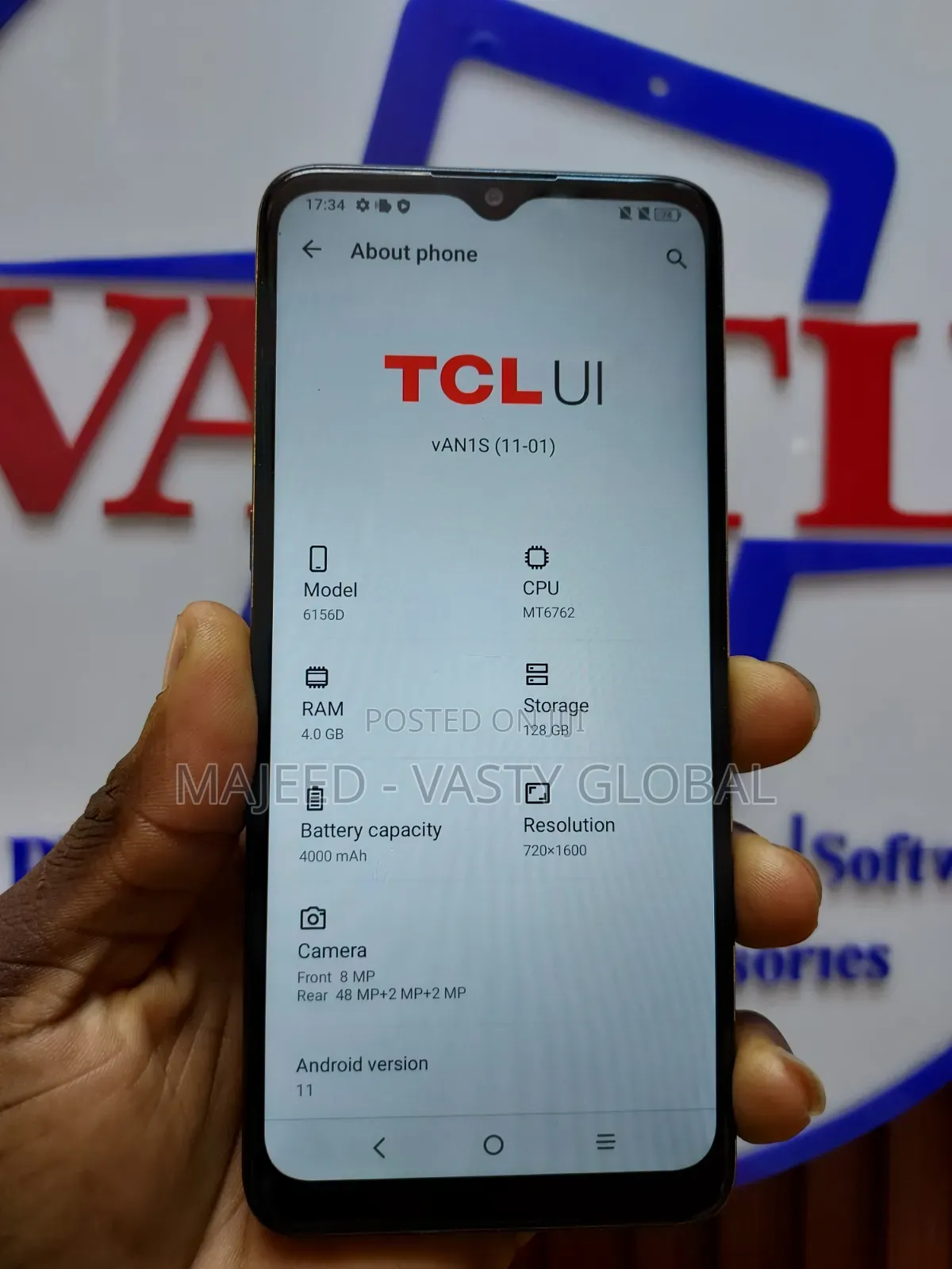 TCL 30 V 5G 128 GB Black