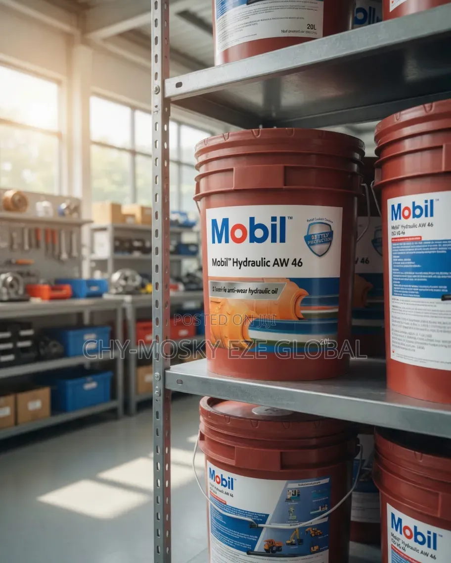 Mobil Hydraulic Aw 46 Synthetic Anti-Wear Hydraulic Oil (20ltr/Pail)