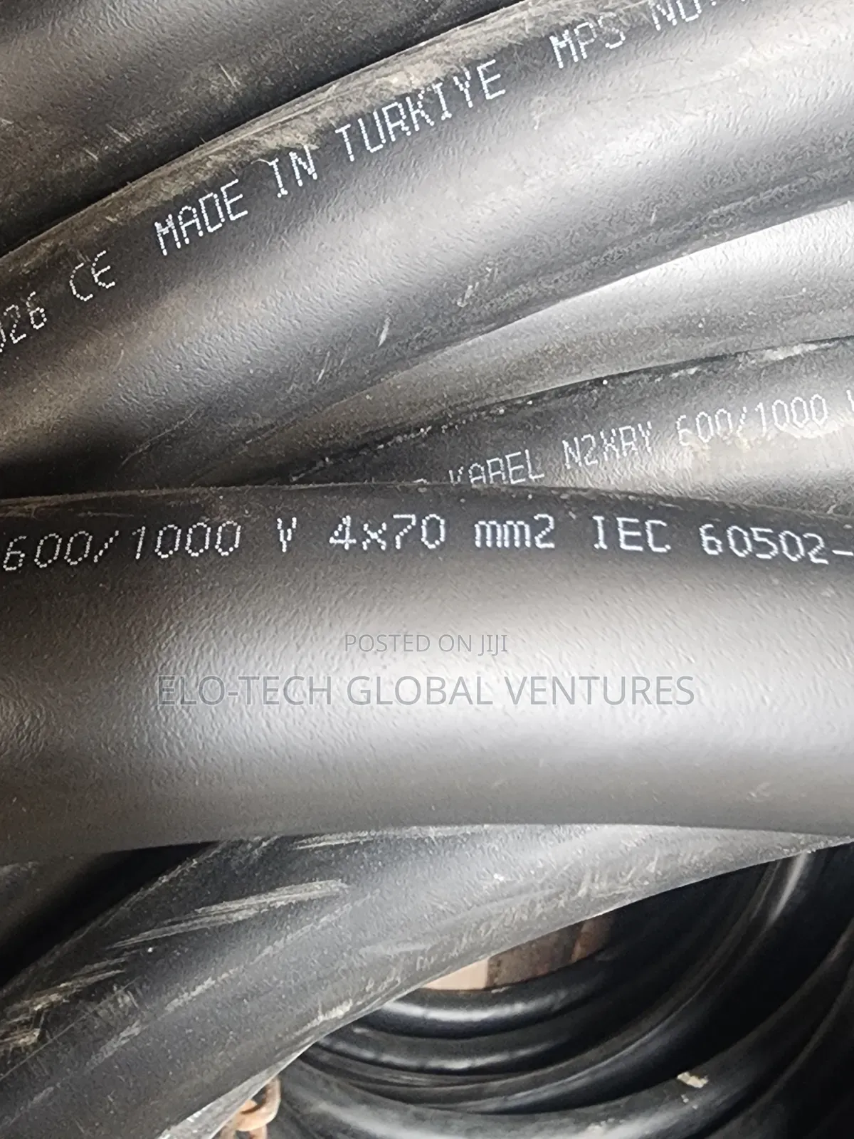 70mm2 4core Armoured Cable Full Gauge Cable