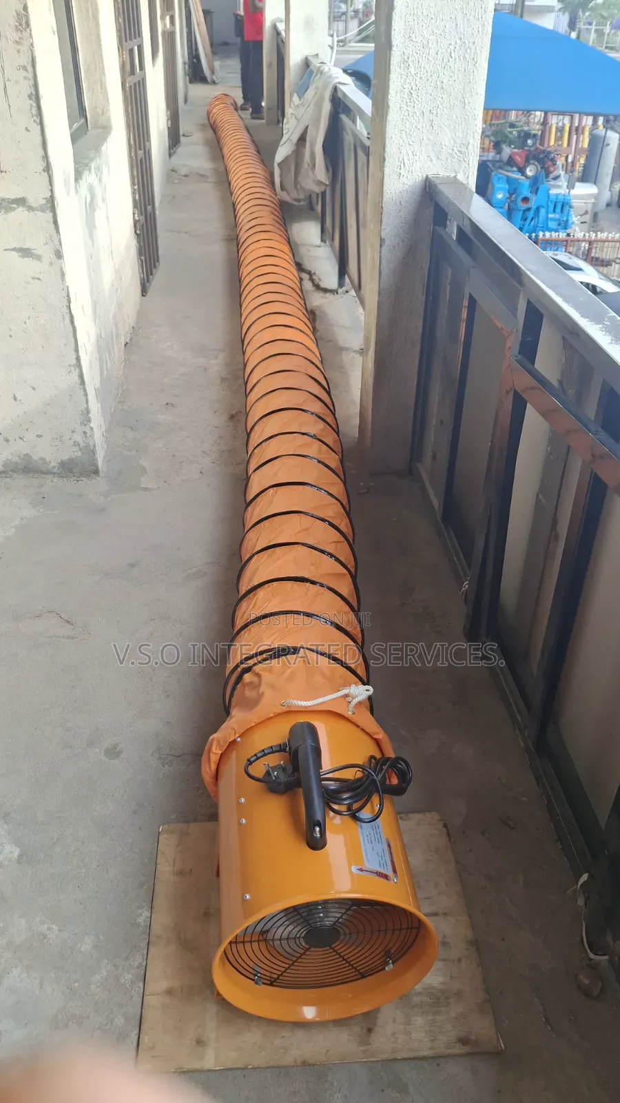 12" Electric Air Blower With 5m Duct Hose
