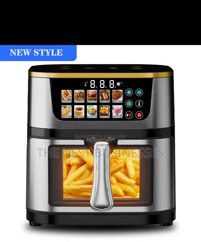 Original 12l See Through Air Fryer With Touch Screen