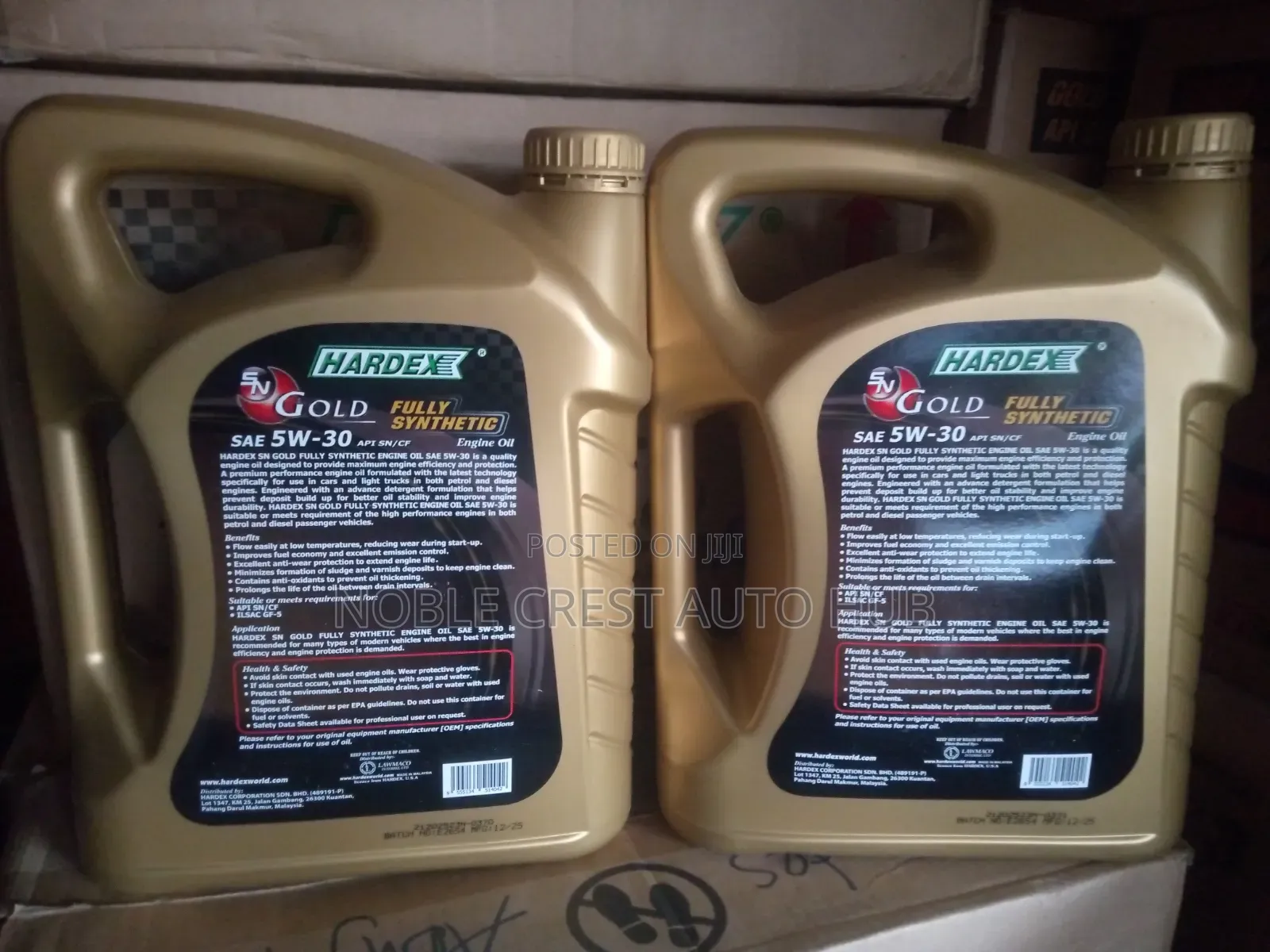 Hardex Gold 5w-30 Fully Synthetic 5l