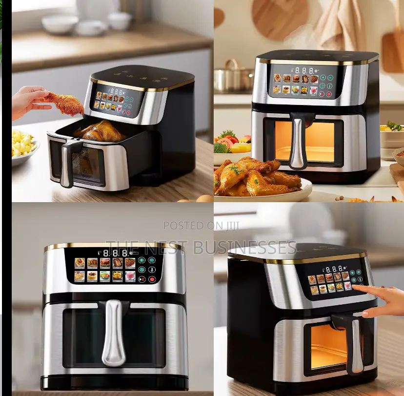 Original 12l See Through Air Fryer With Touch Screen
