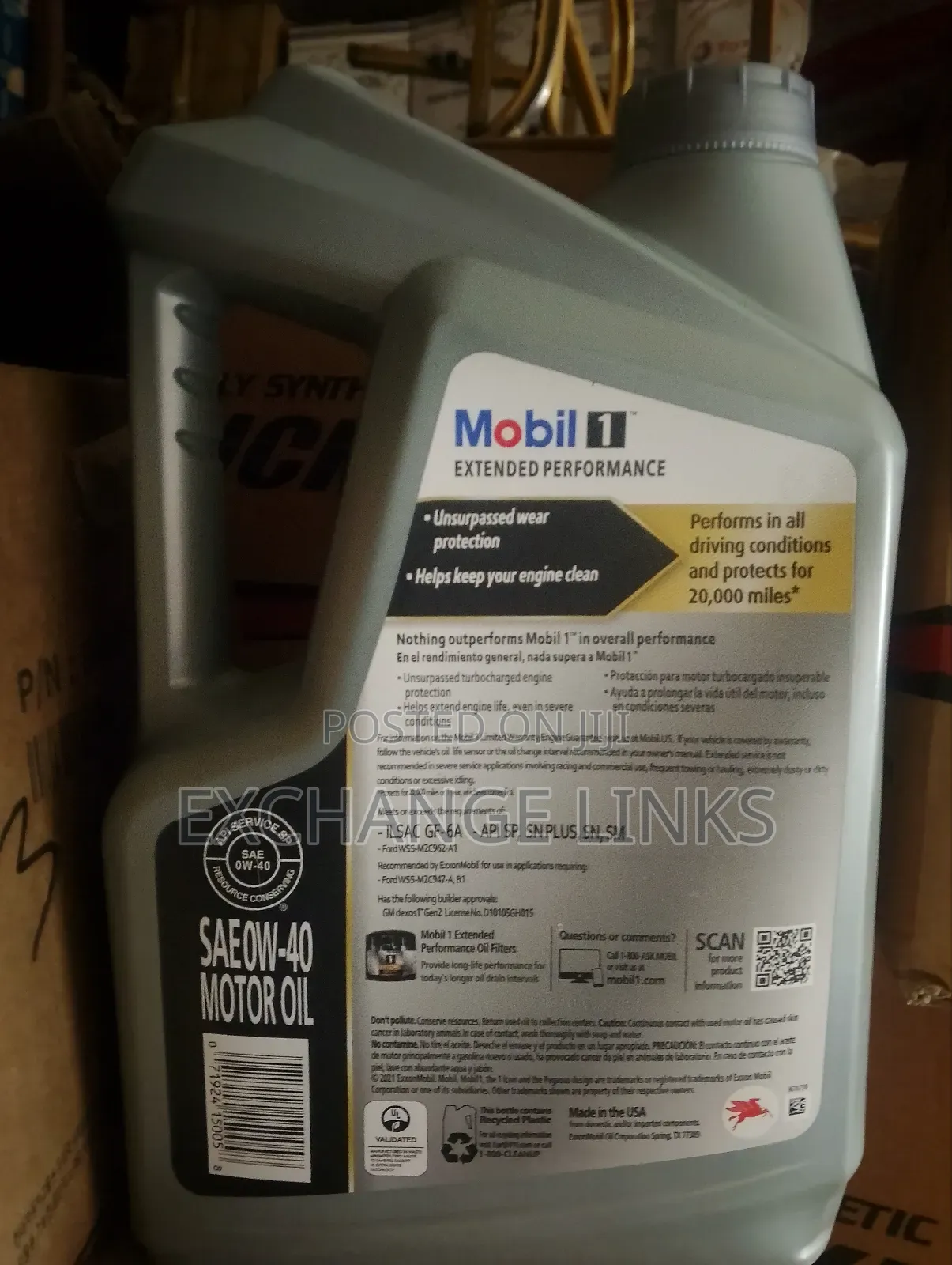 Ep Mobil 1 0w-40 Extended Performance 5l