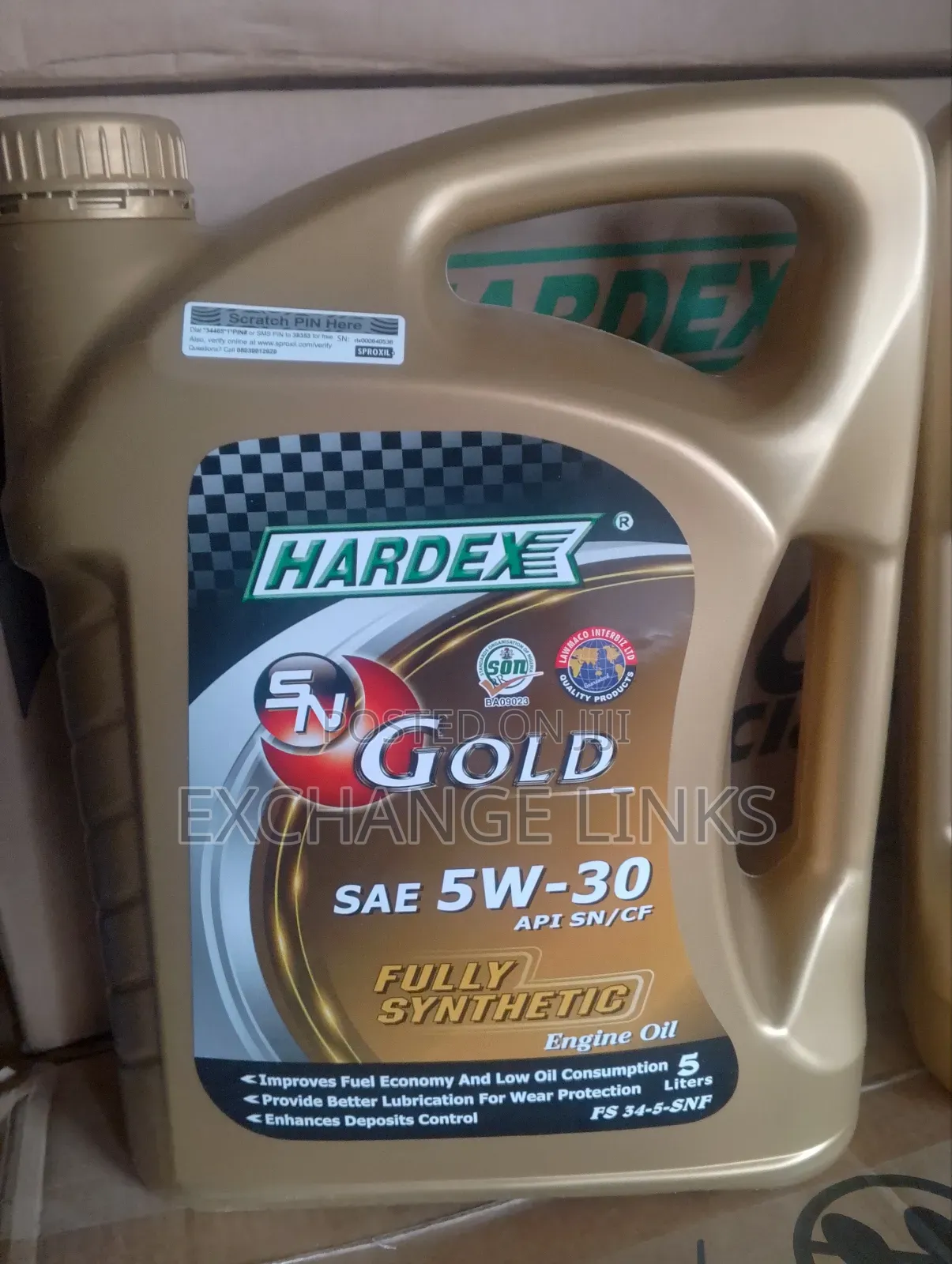 Hardex 5w-30 Engine Oil