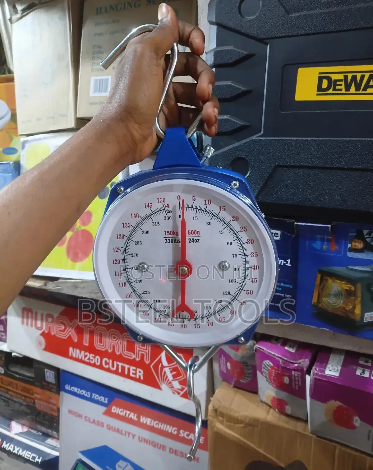 150kg Analog Hanging Scale – Strong Accurate Weighing Scale