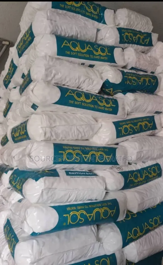 Aquasol. Tablet Salt. The Soft Solution To Hard Water