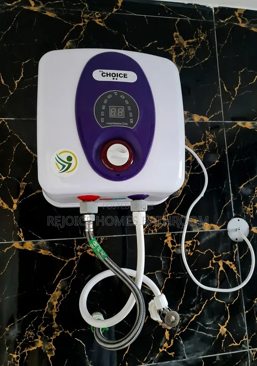 The Choice Smart Bathroom Water Heater With Digital Display