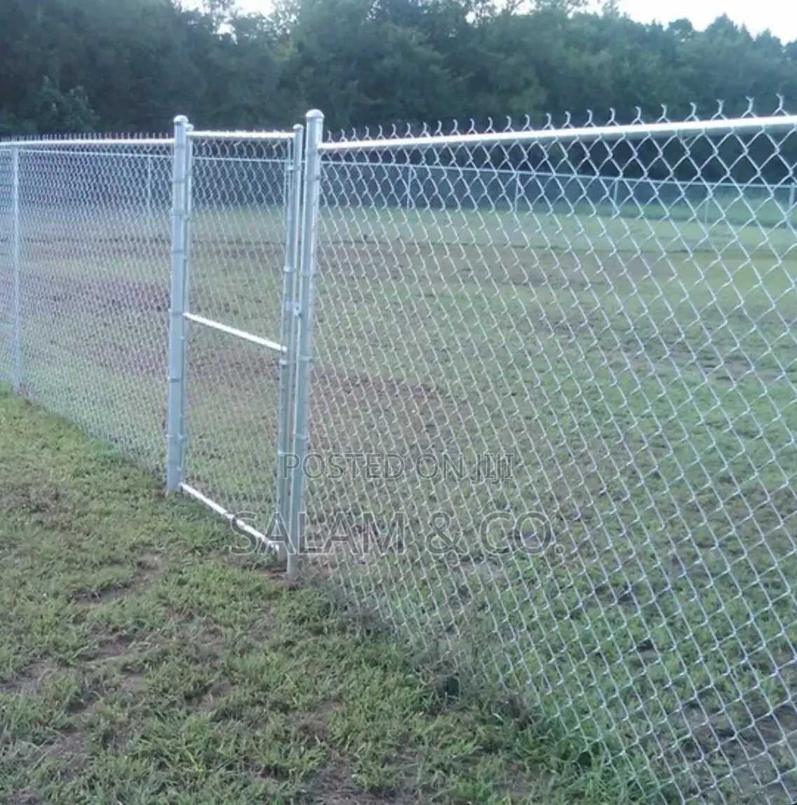 6ft X 10m Chain Link Fence Wire Mesh– Heavy-duty Galvanized Fence Roll