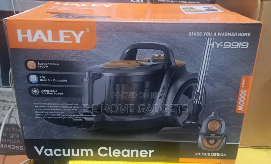3000) Watts Hy-1503 Vacuum Cleaner Haley 4.2 Liters (Red)