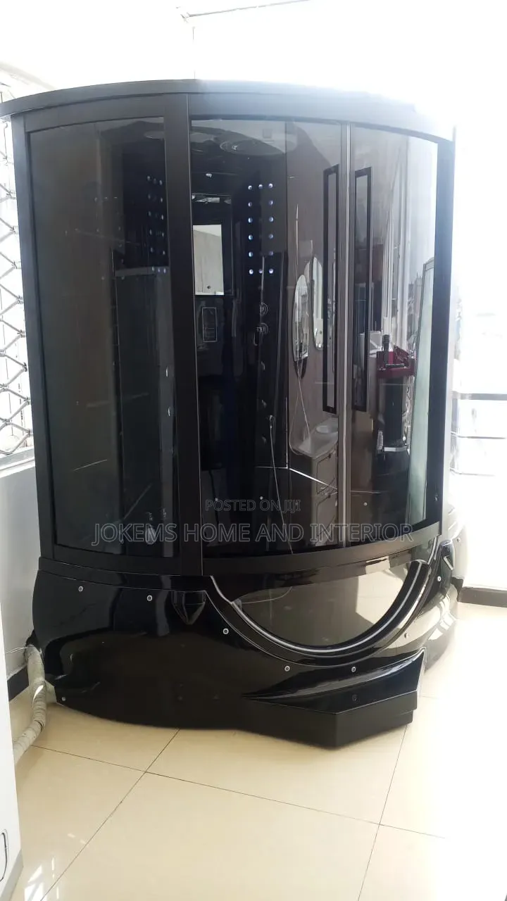 Luxury Steam Shower Cabin – Black