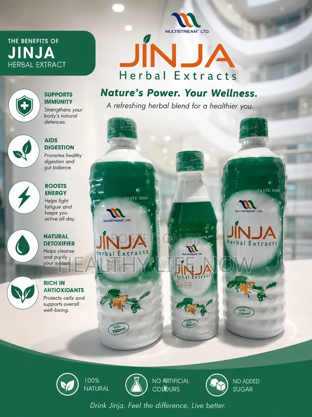 Natural Detoxifer and Cleanser With Jinja Herbal Extract
