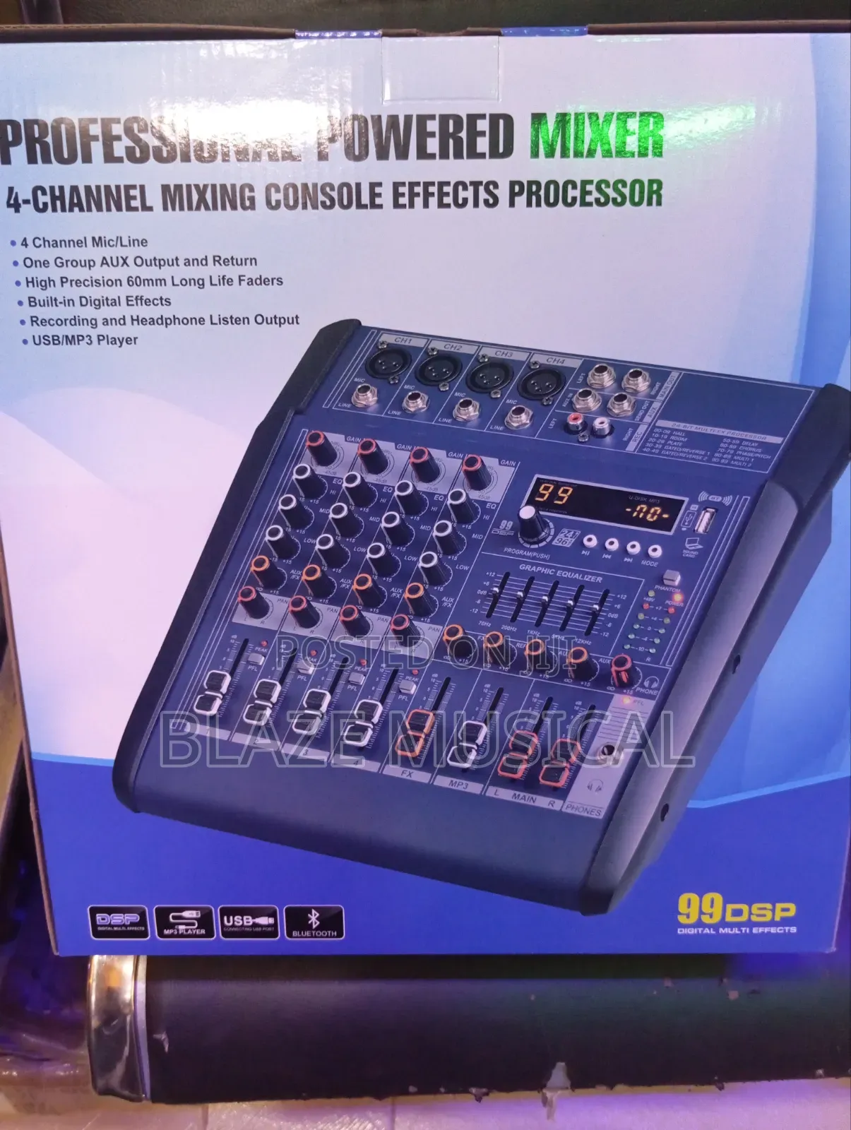 Yamaha 4 Channel Power Mixer