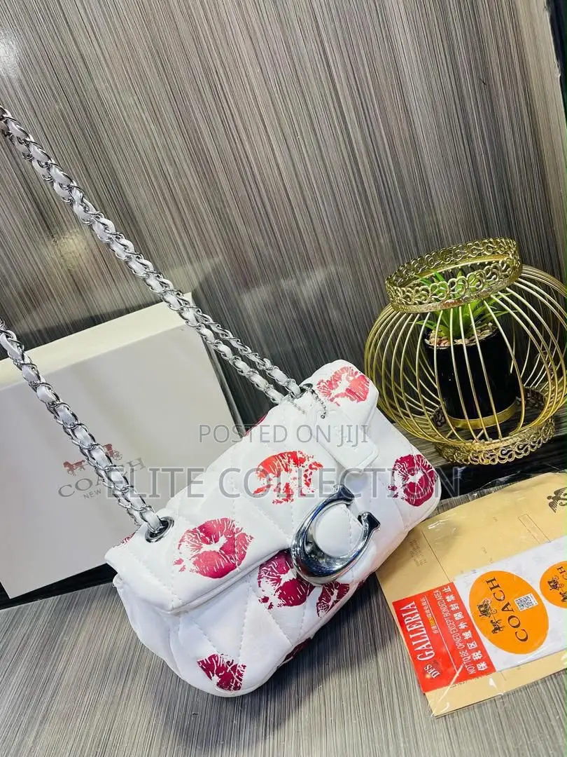 Coach Patterned Chain Bag Comes Fully Boxed With Receipt Top Quality