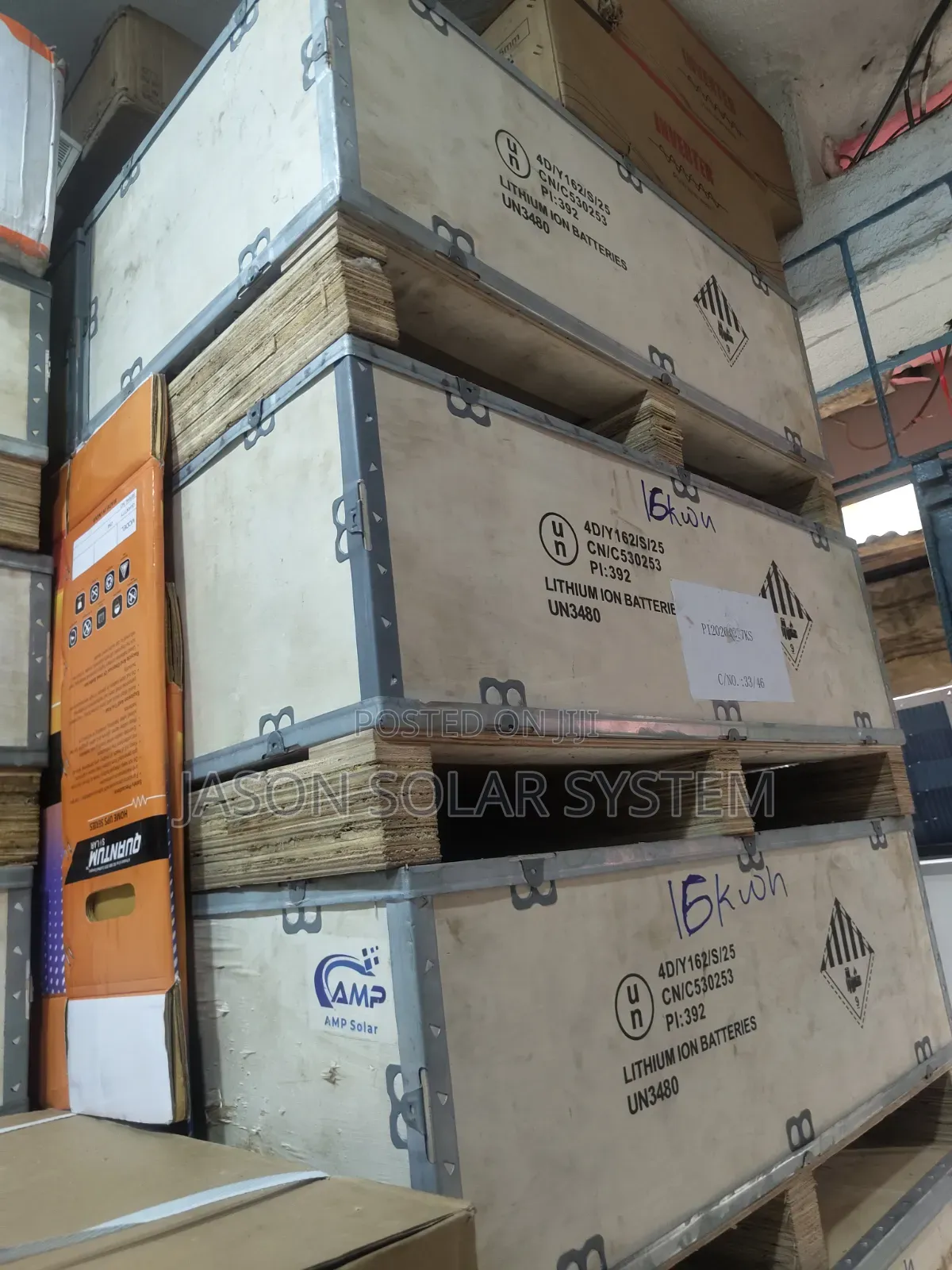 Amp 16kwh Lithium Battery With Industrial Breaker