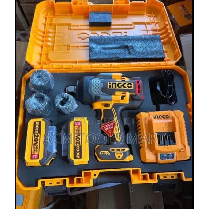 Ingco Ciwli20135 20v Cordless Impact Wrench 1350nm. | 3/4” Brushless