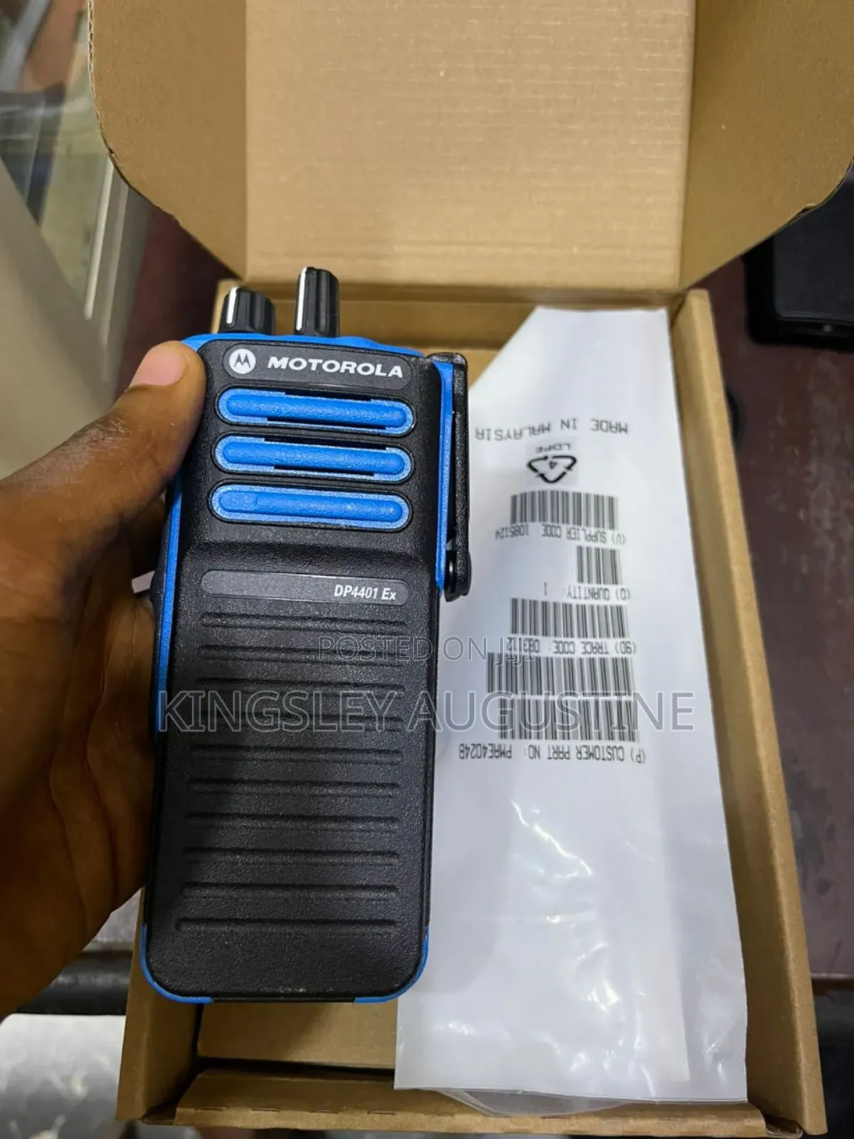 Motorola Dp4401ex Atex Digital Two Way Radio