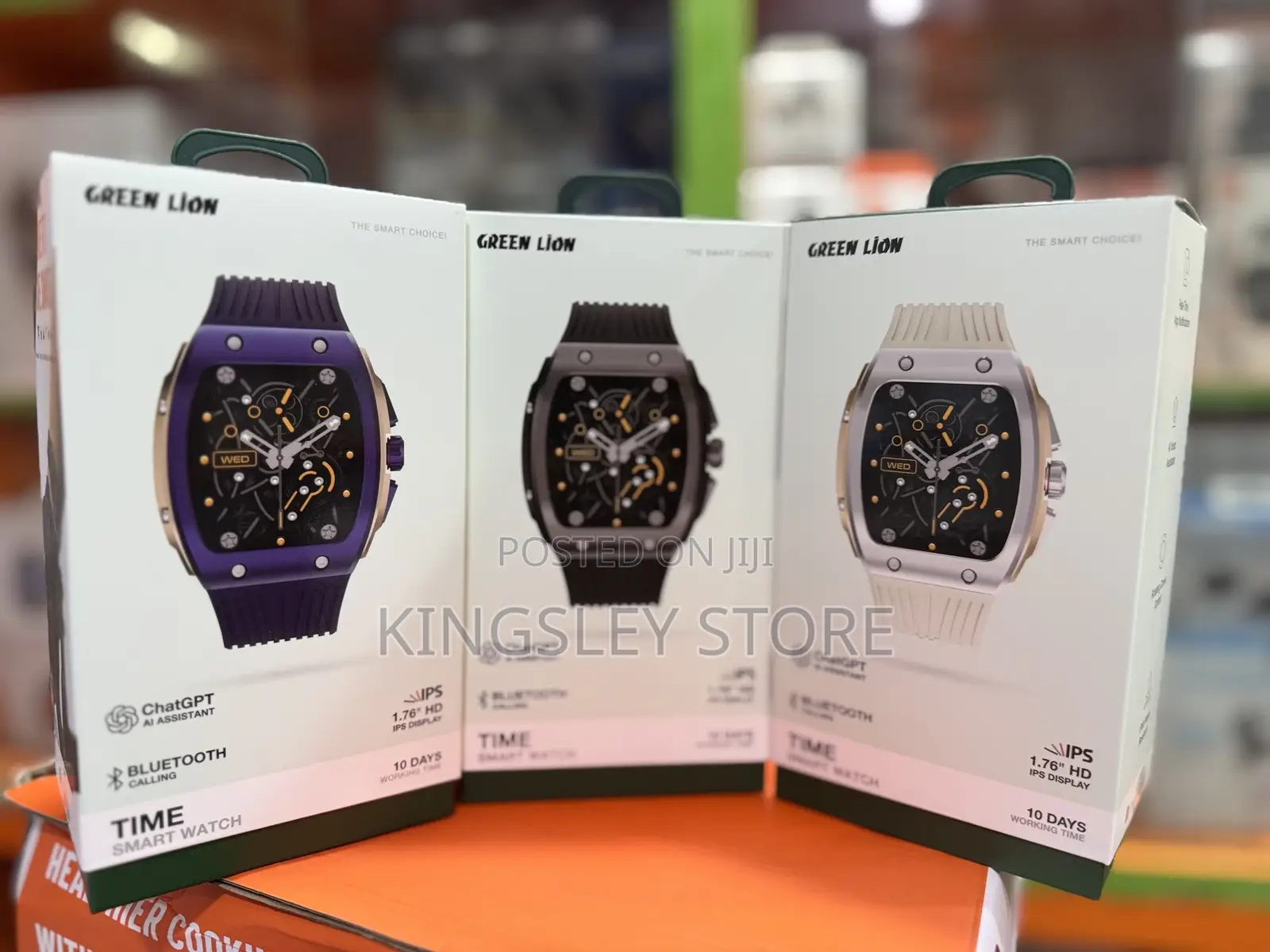 Green Lion Time Smart Watch 1.76'' Hd Ips Display