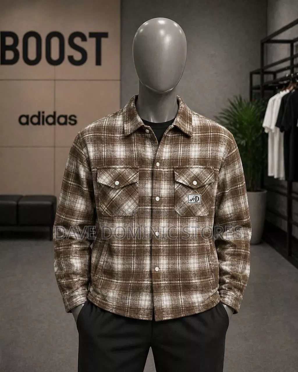 Thick Flannel Checkers Shirt