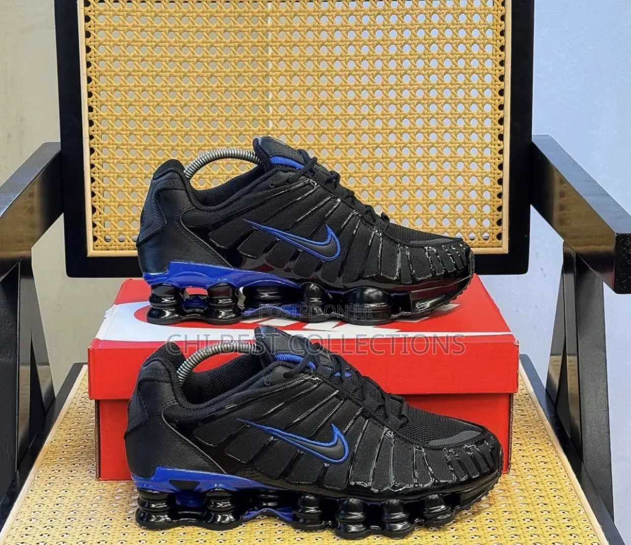 New2026 Nike Black/Blue Color Sneakers