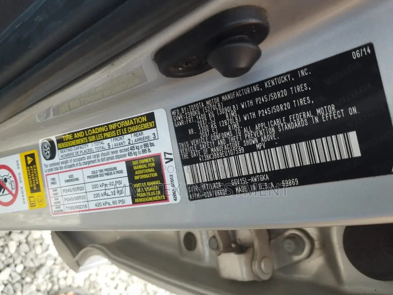 Toyota Venza 2015 Silver