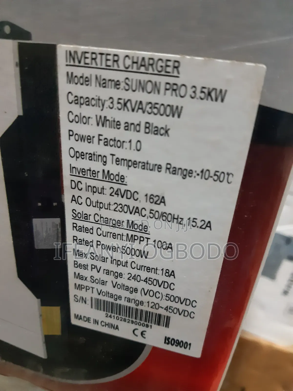 Sako Solar Inverter 3.5kva 24v Hybrid