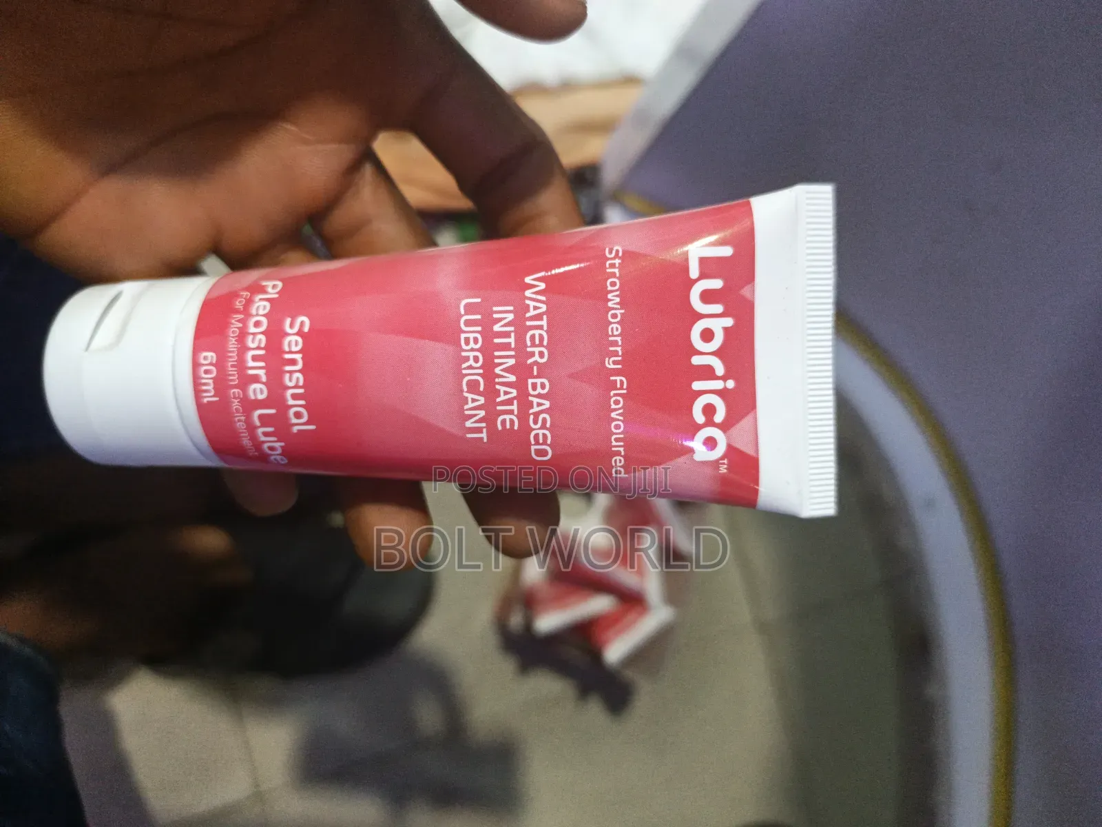 Sex Lubrica Water-Based Intimate Lubricant ( Strawberry Flavoured)