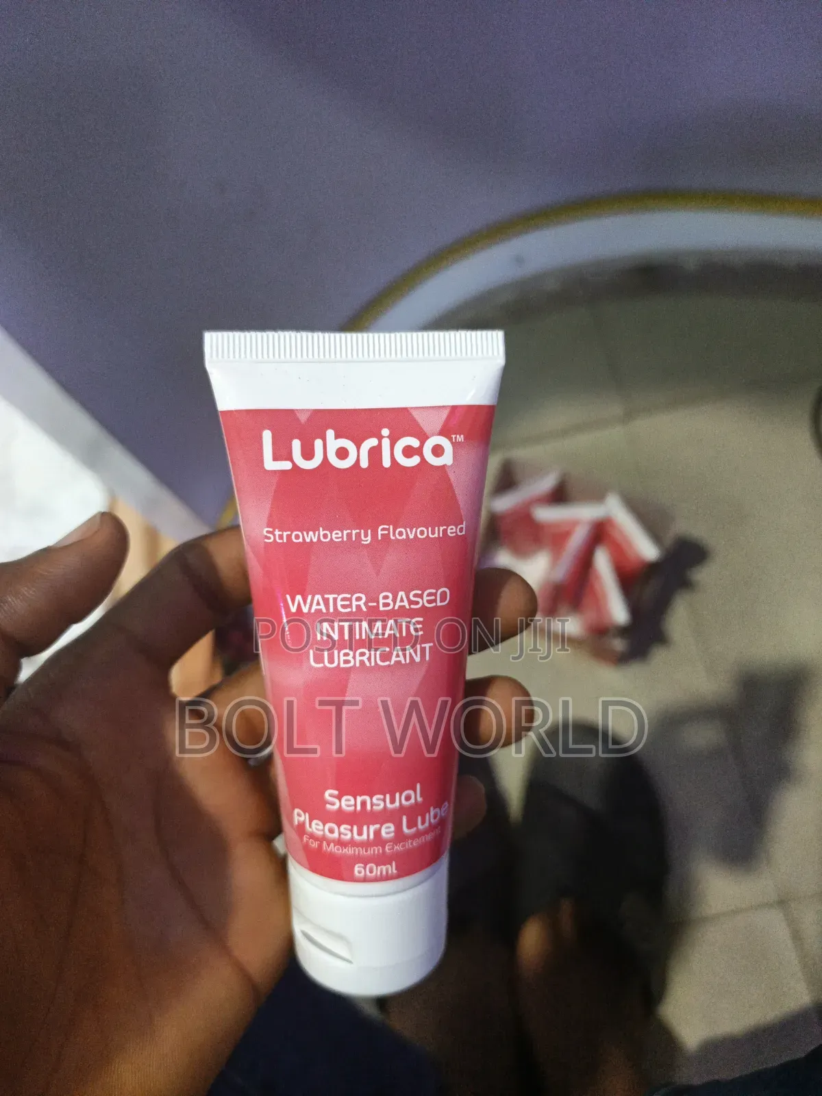 Sex Lubrica Water-Based Intimate Lubricant ( Strawberry Flavoured)