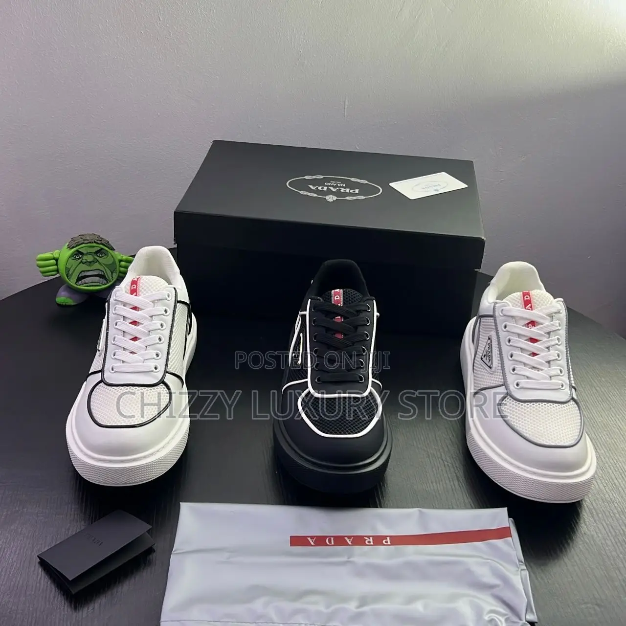 Prada Quality Luxury Men Sneakers