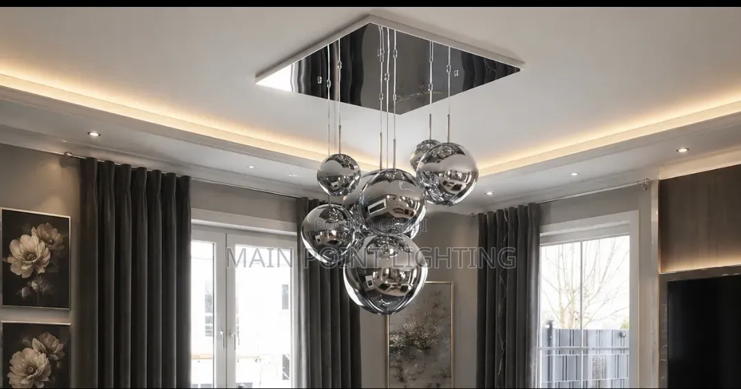 Glass Pendant Chandelier Light
