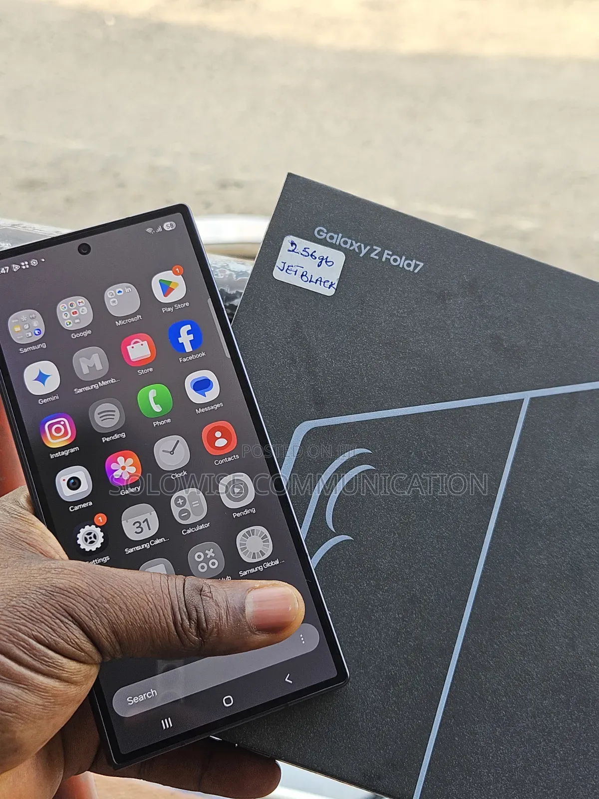 Samsung Galaxy Z Fold7 256 GB Black